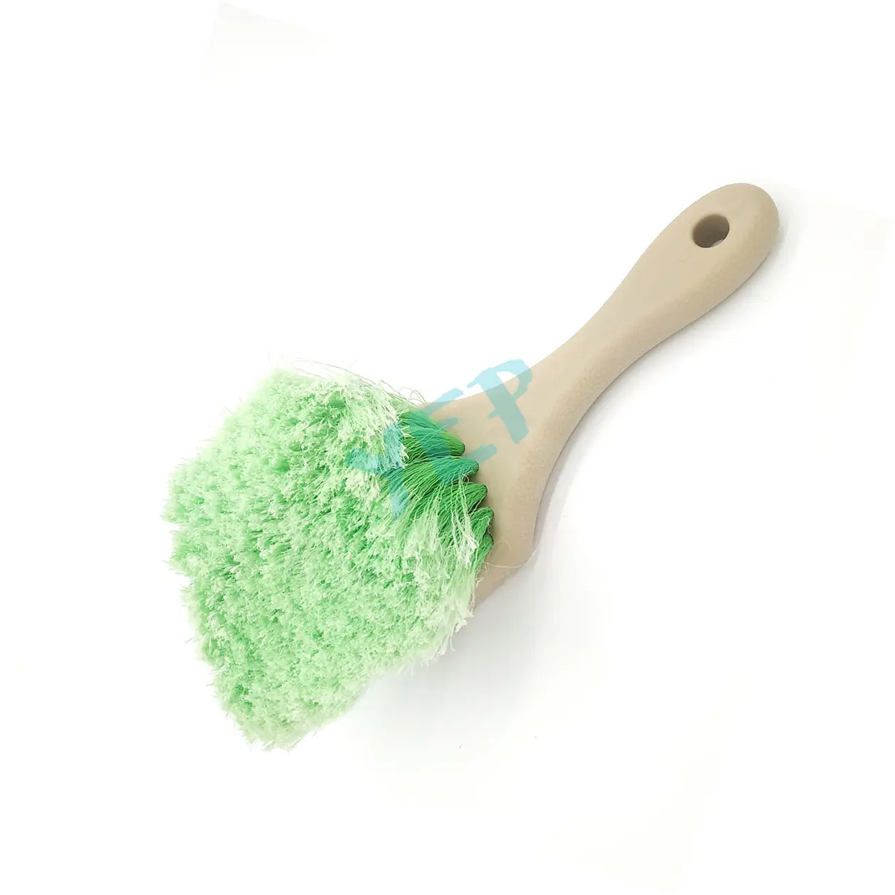 Yep Soft and Gentle Bristles Cleaning Body & Wheel Flagged Tip Short Handle Car Care Wash Brush
