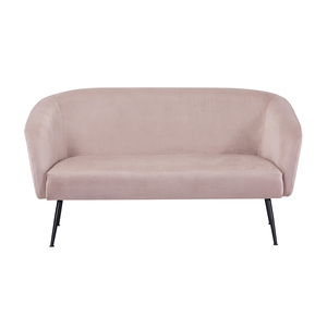 Super Offerta Arredo Soggiorno Divano a Tre Posti Semplicità Moderna in Velluto Divanetto da Ingresso con Gambe in Metallo - Product Image 2