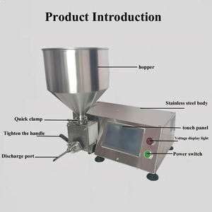 Máquina Eléctrica Comercial para Rellenar Churros, Fácil de Operar, <span class=keywords><strong>Churrera</strong></span> Española, <span class=keywords><strong>Rellenadora</strong></span> de Pan <span class=keywords><strong>y</strong></span> Pasteles - Product Image 1