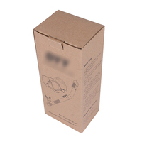 Carton ondulé brun, logo personnalisé, impression numérique, vernis brillant/mat, haute qualité, dossiers recyclables