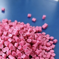 Gránulos de PVC Rojo Rosa Resistentes a la Intemperie para Perfiles, Grado de Extrusión