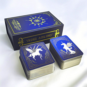 Venta al por mayor de cartas de oráculo de Tarot de adivinación Eco-amigo <span class=keywords><strong>bolsa</strong></span> de cuerda personalizada para cartas de Tarot baraja de cartas de Tarot para principiantes con significados - Product Image 6