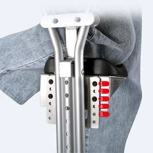 Cuscino di sicurezza sportivo con stampella universale staccabile sotto le ascelle per ginocchiere ispessito in Nylon EVA taglia unica - Product Image 3