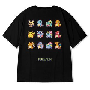 Nuovo fumetto Anime giapponese Pikachu Casual Hip-hop Top estivo Versatile - Product Image 5