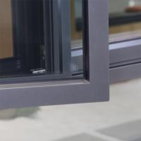 Ventana de vidrio de aluminio de personalización de gama alta, aislamiento térmico a prueba de sonido, ventanas de inclinación y giro para el hogar, Villa de lujo