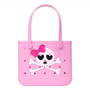 Borsa Tote in EVA con Logo Personalizzato Stampato, 1300g, a Tema Halloween Jack <span class=keywords><strong>O</strong></span>' Lantern, Impermeabile, Grande Capacità, Lavabile, Borsa da Spiaggia - Product Image 2