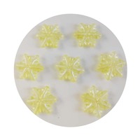 Lumineux Noël Flocons De Neige Dos Plat Cabochon Pour Artisanat Fournitures Scrapbooking Accessoires Déco Pièces