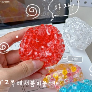 Pelota de PU Artesanal Colorida y Ruidosa para Aliviar el Estrés, Juguete Creativo Pequeño y Popular en Internet - Product Image 2