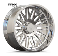 Jantes forgées sur mesure Big Cap 20x10 20x12 22x12 24x12 24x14 26x16 8 trous 8x180 8x6.5 pour Chevy 2500 Ram2500 Ford F250 F350