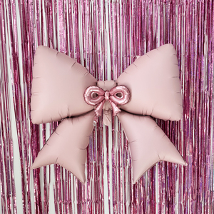 MINI <span class=keywords><strong>ballon</strong></span> en feuille <span class=keywords><strong>de</strong></span> nœud mat noir rose brillant pour anniversaire mariage saint valentin décoration <span class=keywords><strong>de</strong></span> fête - Product Image 3