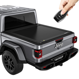 Cubierta de Caja de Camioneta Enrollable Manual Eléctrica, Impermeable, con Bloqueo, de Aleación de Aluminio Suave, para Jeep Gladiator Pickup Truck <span class=keywords><strong>Rubicon</strong></span> - Product Image 4