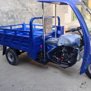 Tricycle motorisé à essence 200 CC à faible consommation de carburant, refroidi par eau, avec chariot pour le transport de marchandises agricoles - Product Image 5