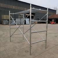 Système d'échafaudage polyvalent galvanisé avec échelle et passerelle, matériau de construction multifonctionnel pour usine