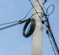 Serre-câble FTTH de type S pour câble de descente à fibre optique, support d'ancrage, tendeur réglable, protection UV, plastique, acier inoxydable, 4-8 mm, aérien