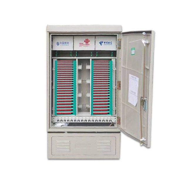 JQ/Haiso 144-Core SC Square-Head Floor-Mounted Optical Distribution Box CE Certified 20-Year Warranty Indoor/Outdoor 4G 3G Fiber