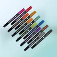 Stylos marqueurs de peinture acrylique 240 couleurs, stylos à pointe pinceau doux et marqueurs pour bois, peinture rupestre et bricolage artisanat fournitures d'art