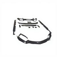 Kit carrosserie complet en fibre de carbone ventilée pour Mercedes AMG GT S Coupé 2 portes 2015-2017 – Lame avant, jupes latérales, diffuseur, aileron – Pièces de mise à niveau