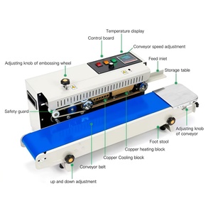 <span class=keywords><strong>Selladora</strong></span> <span class=keywords><strong>de</strong></span> Banda Continua <span class=keywords><strong>de</strong></span> Alta Velocidad FR-900, 110V 220V, Máquina Automática <span class=keywords><strong>de</strong></span> Sellado Térmico Horizontal para <span class=keywords><strong>Bolsas</strong></span> <span class=keywords><strong>de</strong></span> Plástico y Polietileno - Product Image 4