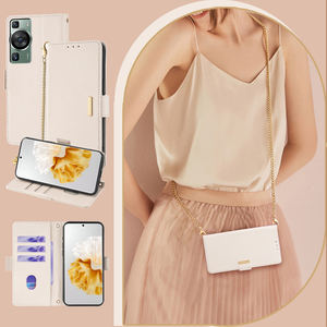 Accessoires de téléphone portable tendance pour <span class=keywords><strong>HUAWEI</strong></span> P60 <span class=keywords><strong>P50</strong></span> P40 P30 P20 Plus <span class=keywords><strong>Pro</strong></span> Lite 2019 2018 portefeuille magnétique étui de téléphone portable en cuir - Product Image 2