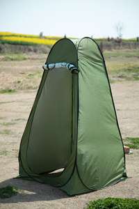 Carpa de ducha portátil instantánea para exteriores con ventana, la más barata para camping, inodoro y ducha. - Product Image 5