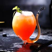 Gobelet en verre Borosilicate, ml, Design créatif, sans plomb, vin, bière en forme de Vampire, verre transparent