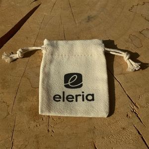 Bolsa de Tela de Algodón Orgánico Ecológica con Logotipo Personalizado, Nuevo Diseño, Varios Tamaños, Bolsa de Lona Blanca con Cordón - Product Image 2