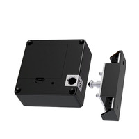 Cerradura RFID Electrónica Invisível de 13.56MHz con Software Remoto, Tarjeta IC y Aplicación en la Nube para Puertas y Cajones de Madera