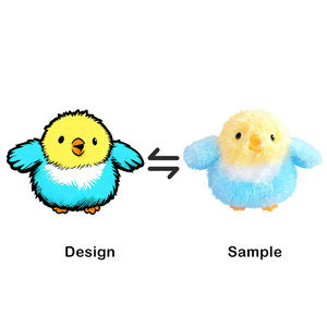 Nuevo Llavero de Peluche con Forma de Pájaro, Colgante de Animal de Peluche para Bolsa, Decoración <span class=keywords><strong>del</strong></span> Hogar, Regalo para Niñas, Anillo de Llavero de Pájaro Realista y Suave - Product Image 3