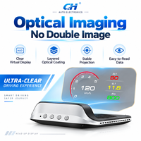 OBD2 GPS HUD avec boutons stéréo, 110 °   Écran réglable, synchronisation de la navigation via application Bluetooth et luminosité automatique à 8 niveaux pour voitures
