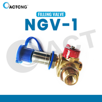 Kit Injeksi Sekuensial Katup Autogas NGV1 Katup Pengisian CNG untuk Suku Cadang Mesin Mobil