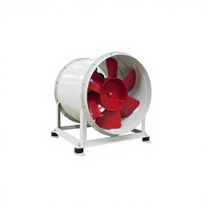 Ventilateur axial à roulement à billes 4P/6P haute température AXP-8-8D à entraînement direct pour l'extraction de fumée dans les couloirs, support OBM 380V - Product Image 1