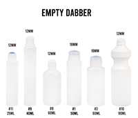 Bouteille vide OEM 40 ml avec embout de 12 mm pour marqueurs d'art, encre acrylique et huile, idéale pour le graffiti, le dabbing, le mopaillage et les travaux manuels