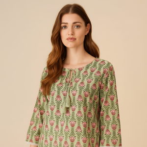 Kurti corto tipo top para mujer - Product Image 1