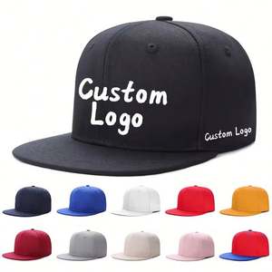 Gorras de Béisbol Personalizadas con Bordado 3D Colorido, Gorras de 6 Paneles con Cierre a Presión de Acrílico para Hombre - Product Image 1