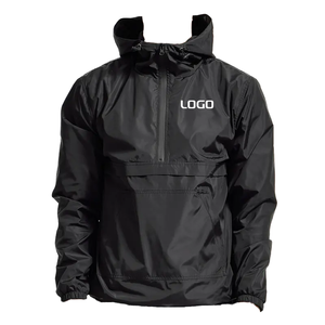 นักออกแบบแฟชั่นปรับแต่งเสื้อแจ็คเก็ตมีฮู้ดกันลมคุณภาพสูง ผลิตจากโพลีเอสเตอร์/ผ้าฝ้าย น้ำหนักเบา กันน้ำ สำหรับผู้ชาย เหมาะสำหรับกิจกรรมกลางแจ้ง - Product Image 1