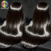 Wig rambut manusia Vietnam asli panjang 30 inci, lurus alami, keriting, kepadatan 250%, wig tanpa lem, sudah dirapikan, untuk wanita