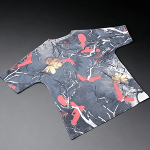 Camiseta Extra Grande Personalizada para Hombre, Camuflaje, Manga Corta, con Bolsillo, Estilo Urbano, Diseño Gráfico Personalizado - Product Image 3