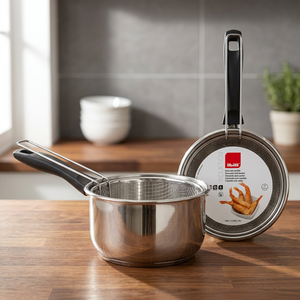 Pentola Serie Induction con Cestello in Acciaio Inox 18/10 18cm EAN 8411922438758 Modello 4001021 (Ibili 666118) - Product Image 2