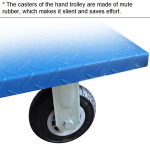 Zware Hand Duw <span class=keywords><strong>Trolley</strong></span> Verdikte Leuning Vouwplatform Handtruck Voor Logistiek Centrum - Product Image 3