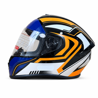 Casque intégral pour adulte personnalisé, coque en ABS durable, double visière, déverrouillage rapide, certifié DOT, toutes saisons |   Compatible avec le système ABS du véhicule