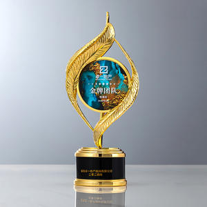 جوائز معدنية للنقش بتصميم جديد للغناء مع الطباعة الملونة الكريستالية - Product Image 3