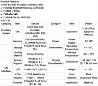 Computadora Industrial Linux sin Ventilador, Rk3568, Android 14, Computadora de Escritorio Integrada, Wifi, Caja Pequeña, GPU, Mini ITX, Carcasa Industrial para PC