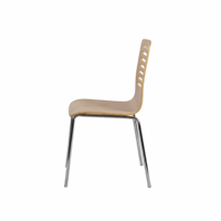 Chaise en bois moderne pour salle à manger, restaurant, hôtel, école, cuisine