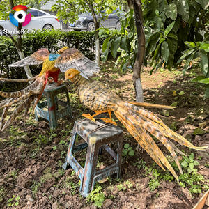 Özel hayvanat bahçesi parkı fiberglas kuş - Product Image 5