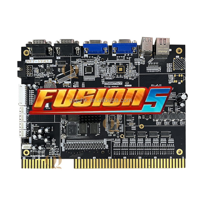 QIQU, оптовая продажа, популярный в США Fusion 5 Fusion Link 5 в 1 Материнская плата для умелого игрового шкафа, игровой автомат для развлечений