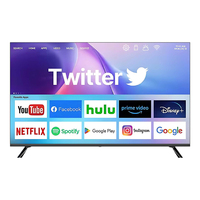 Günstige Fabrikpreise 55 65 75 86 98 Zoll 4K Flachbildschirm LED-TV 60Hz Bildwiederholrate HDR10+ Android, OEM/ODM Unterstützt, Umfangreiche APP-Ressourcen