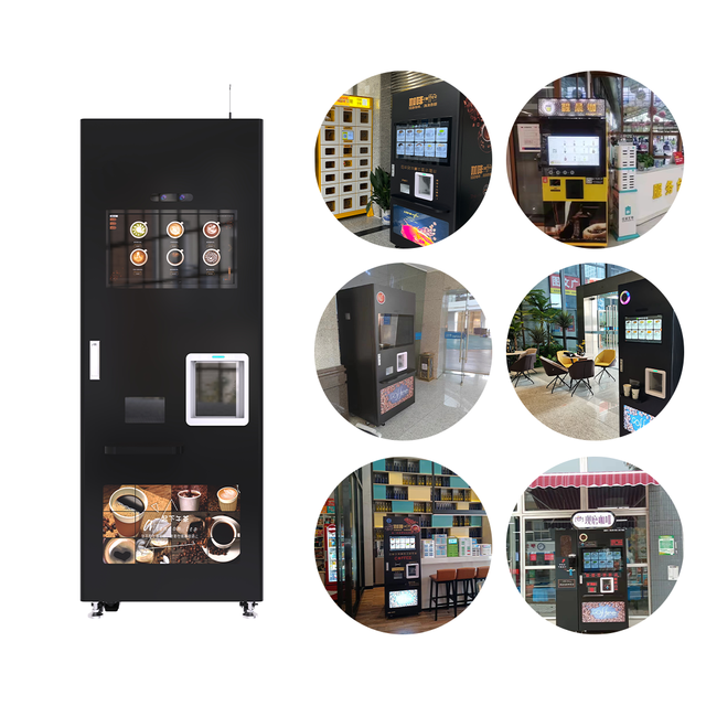 Fully Automatic Smart Coffee Vending Machine-Touchscreen Operated, Serves Fresh Coffee, Tea, and Beans for Office, Mall, Hotel