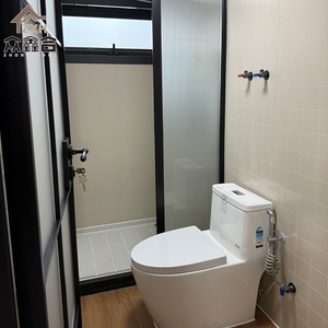 منزل حاويات قابل للتوسيع خفيف الوزن جاهز للشحن طراز ZXH ZXHE20FT-1، منزل مسبق الصنع متنقل مع مطبخ وحمام - Product Image 5