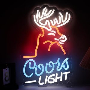 Letrero Luminoso LED Impermeable con Control Remoto, Diseño <span class=keywords><strong>Coors</strong></span> Rodeo, Multigráfico, Decoración Publicitaria para Hogar, Bar, Sala de Juegos, Pub, Salón - Product Image 4