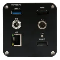 Microscope vidéo USB à mise au point automatique, zoom 180X 200X, objectif à monture C, support, anneau lumineux LED 144, écran LCD 101 pouces, monoculaire